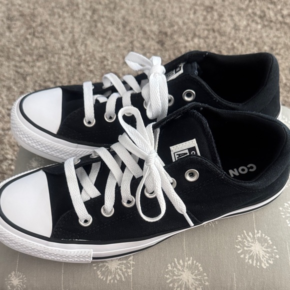 Converse Shoes - Converse Women’s Classic Black and White Sneakers.  Size 9